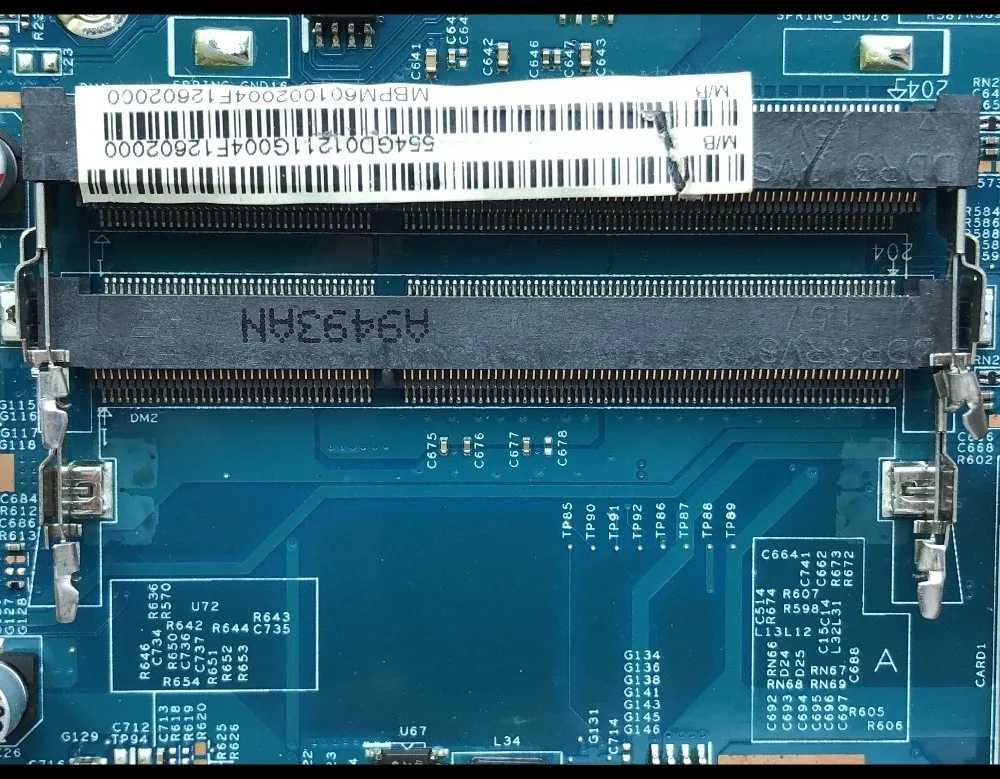 Высококачественная материнская плата MBPM601002 для ноутбука ACER Aspire 5740 5740G HM55 PGA989 DDR3