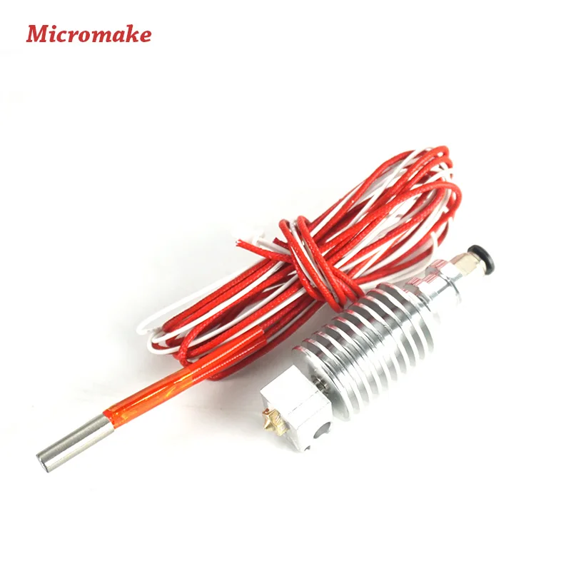 Micromake 3d части принтера V5 экструдер на большие расстояния провод подачи J-Head сопло для 1,75 мм нити
