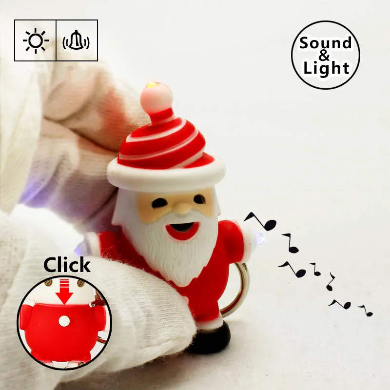 1 шт. светодиодный брелок для ключей в виде Санта Клауса|kids gifts|kids toysgift toys |