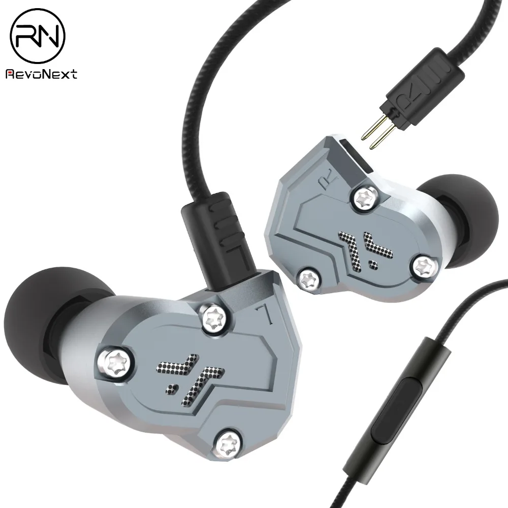 QT3 наушники 2DD + 2BA Hi Fi стерео вкладыши Наушники монитор с басом 1 2 м Pin кабель пять