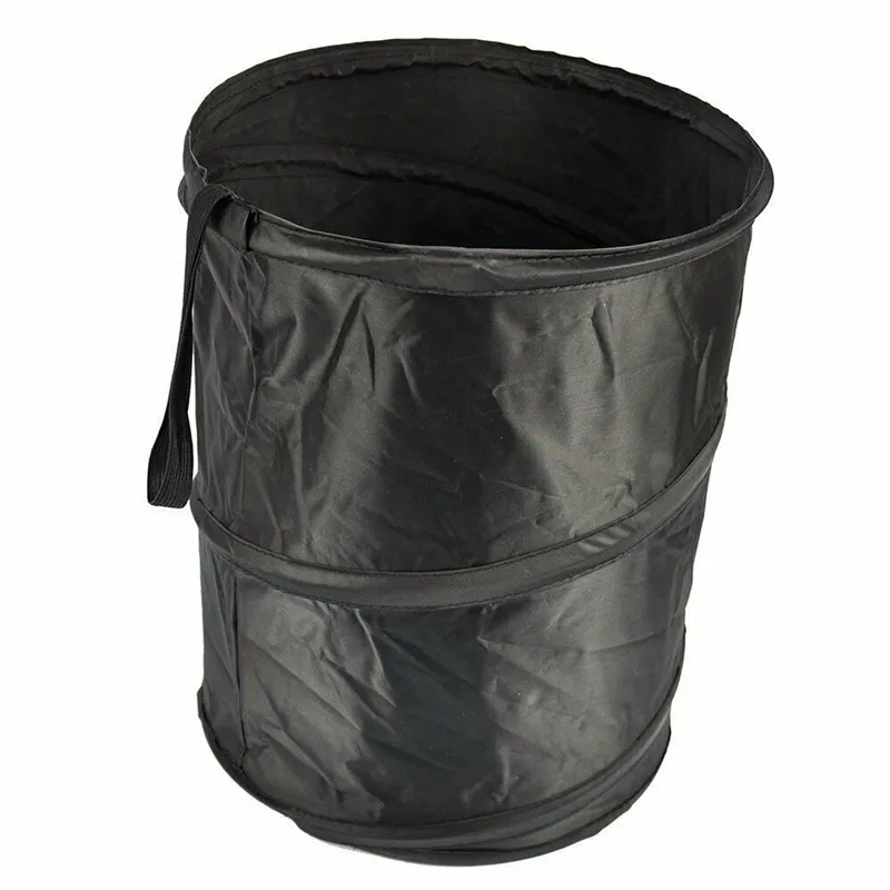 Мини Выдвижная Автомобильная корзина черный ящик для хранения мусорная складная