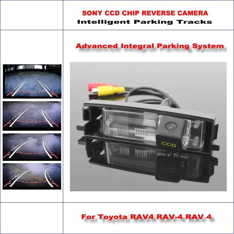 

Car Backup Rear Reverse Camera For Toyota RAV4/RAV-4/Vanguard 2005-2012 HD Intelligent Parking Tracks CAM CCD Night Vision