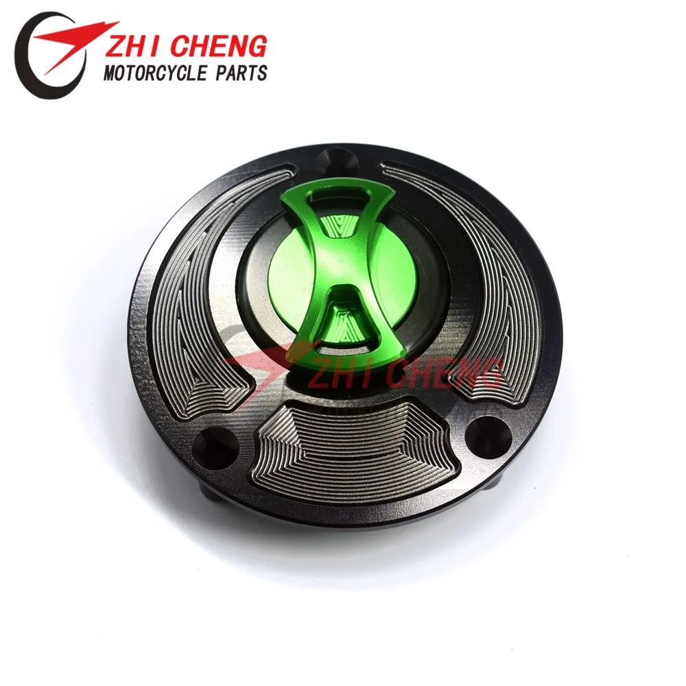 Крышка для топливного бака с ЧПУ Kawasaki Ninja 300 636 ZX6RR ZZR1200 ER6 ZRX1200R ZX9R ZZR600 ZZR1200|Накладки и