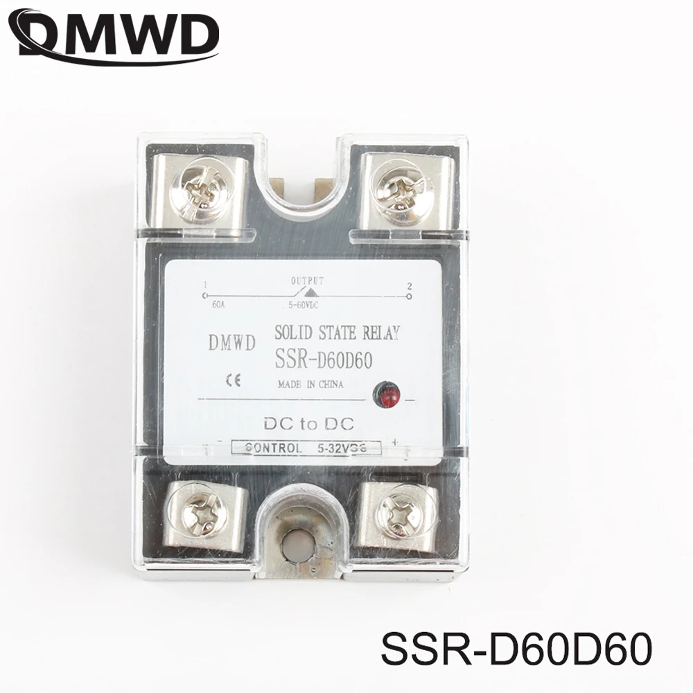 SSR 60DD твердотельное реле с индикатором DC 5 32v на 60v|Реле| |