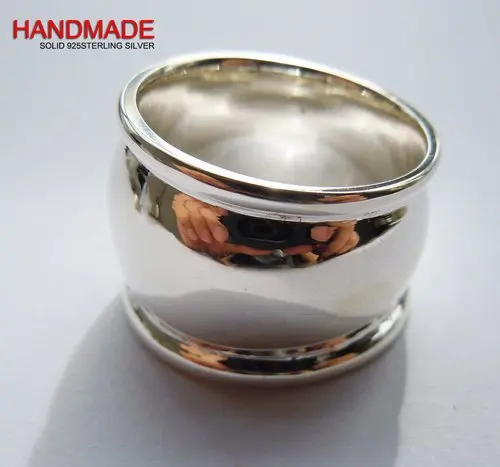 Мужское кольцо из серебра 925 пробы 14*18 мм|band ring|ring bandring ring |