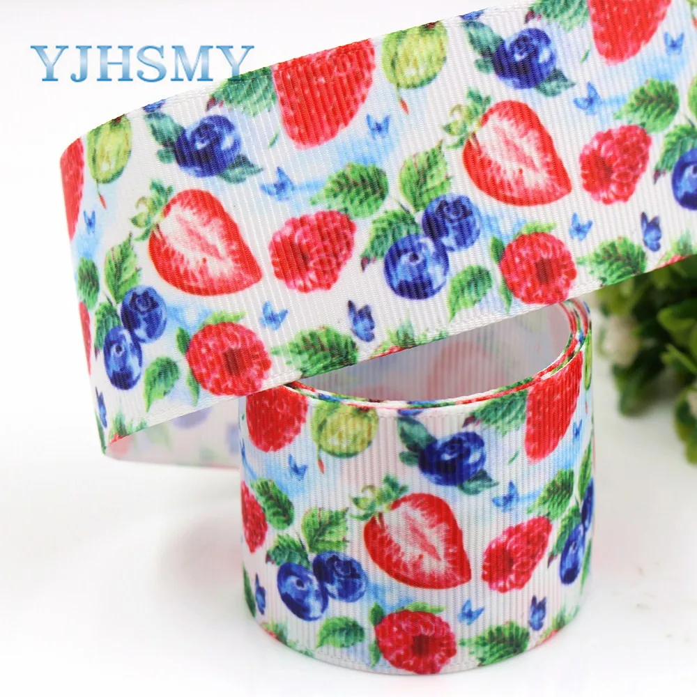 YJHSMY G-18716-620, 38 мм 5 ярдов мультфильм печатных корсажные ленты, DIY ручной работы аксессуары для волос материал свадебный подарок упаковка