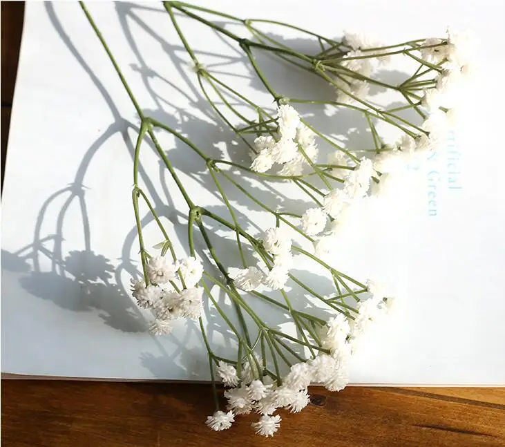 Маленькая свежая Звездная Gypsophila искусственная Цветочная подделка Цветочная композиция для домашнего свадебного украшения Мягкий гель искусственные цветы