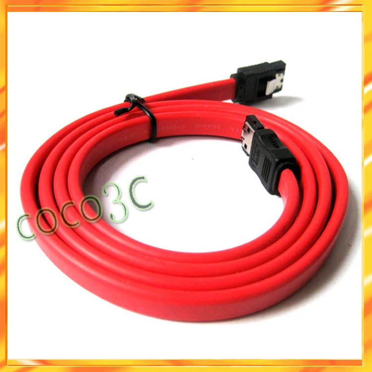 

1M 7pin SATA port to eSATA port adapter cable with metal clips Magnetic Shielding