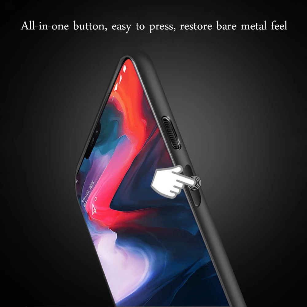 GerTong цветной ТПУ силиконовый матовый чехол для Oneplus 5 6 Мягкая портативная задняя