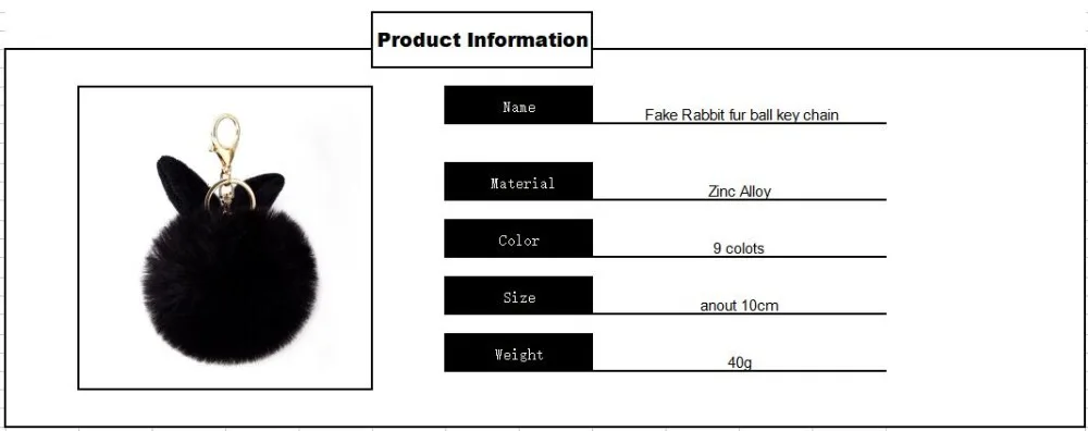 2018 меховые брелки с помпонами шарик из искусственного кроличьего меха брелок