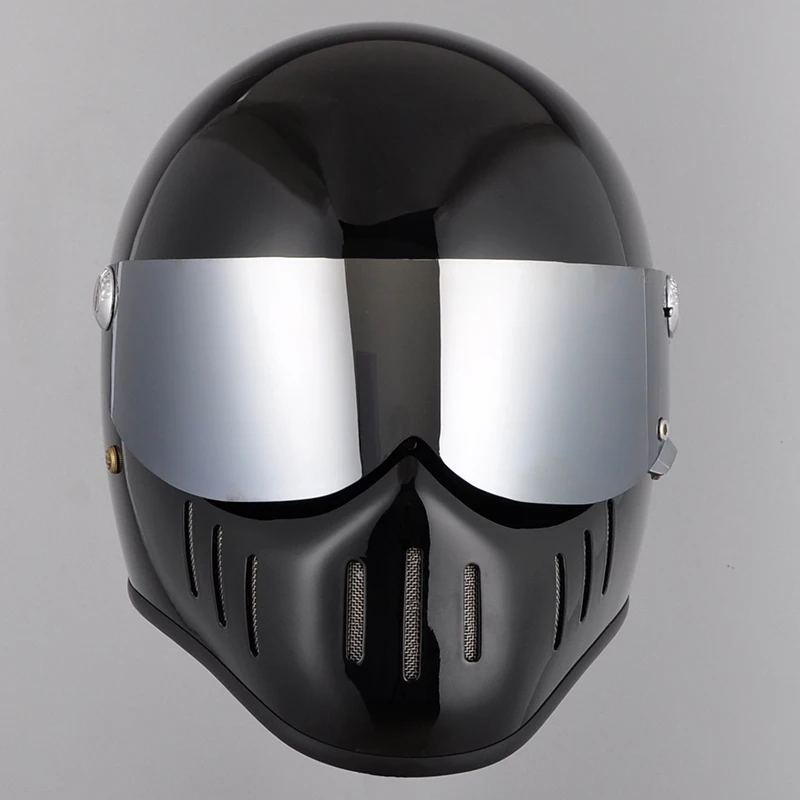 Ретро мотоциклетный шлем из стекловолокна TT CO Thompson Ghost knight винтажные
