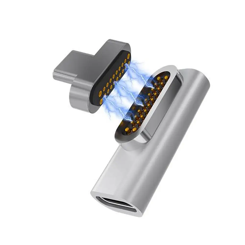 Магнитный адаптер USB C 20 контактный с магнитом на 3 1 преобразователя поддержкой 86