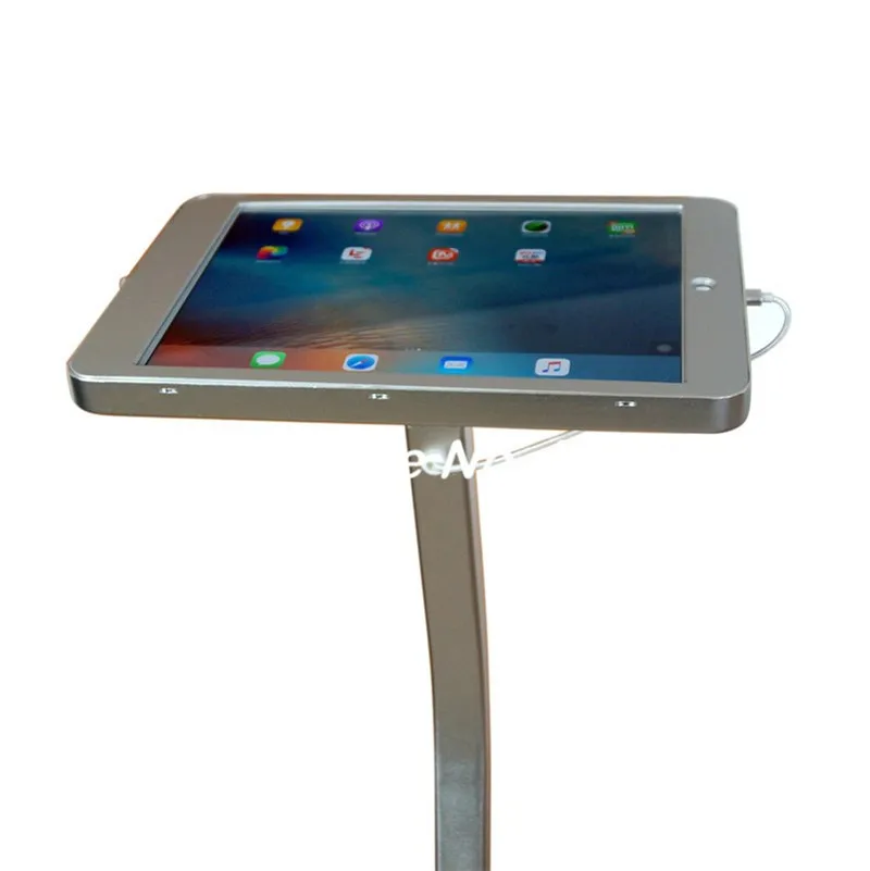 Стенд для киоска iPad Pro 12 9 дюйма с зарядным кабелем безопасная стоящая торговая