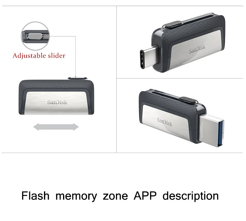 sandisk 128 ГБ SDDDC2 экстремально высокая скорость type-C USB3.1 двойной OTG USB флеш-накопитель 64 ГБ флеш-накопитель 32 Гб Флешка 256 ГБ U диск