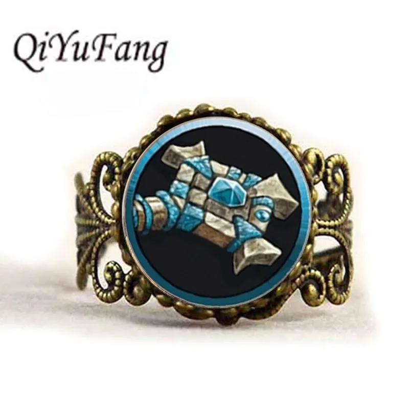Кулоны QuYiFang World of Warcraft новые модные стеклянные купольные кольца с символикой