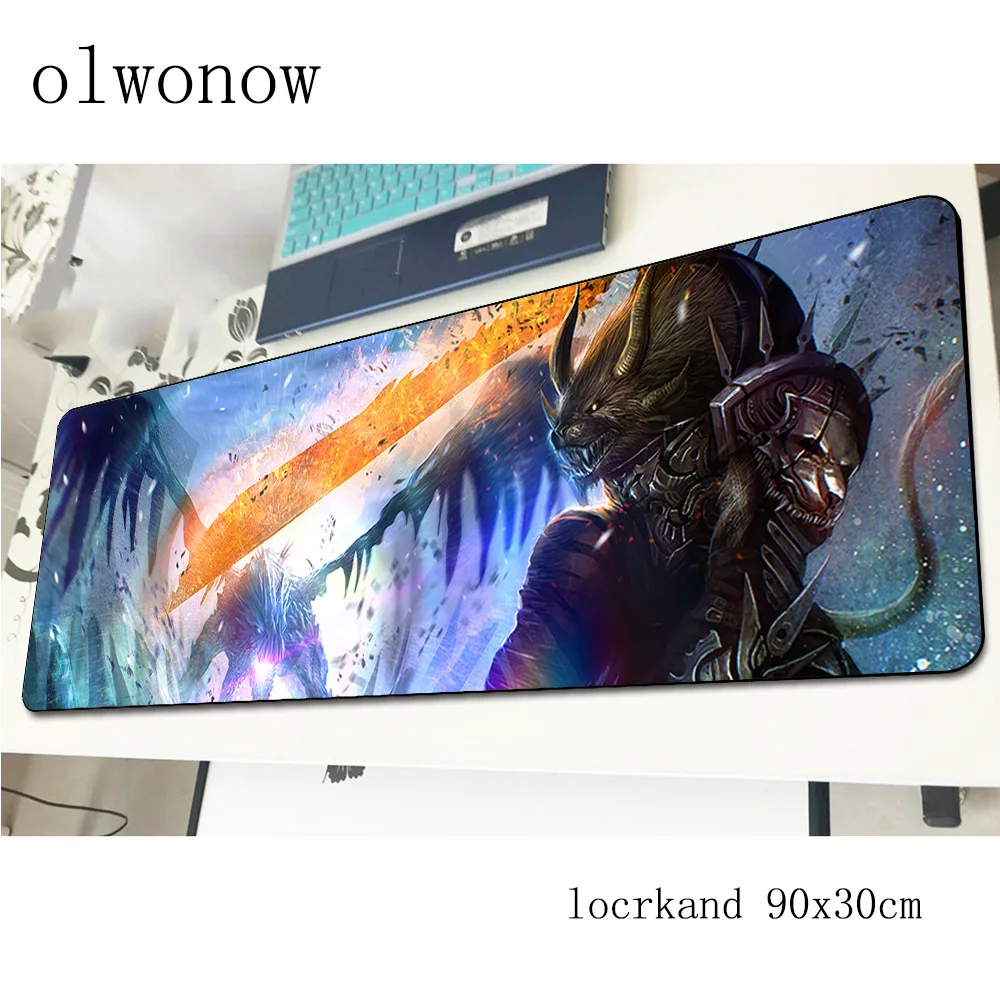 Коврик для мыши guild wars 900x300x3 мм милые коврики лучший игровой коврик геймер