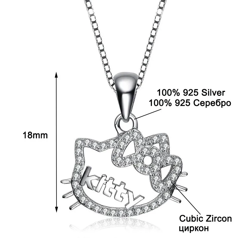 Aceworks Hamsa Hand 100% 925 Sterling Silver Heart Zirconia Charm Pendants Necklace For Punk Jewelry Infinity Design PT2201 | Украшения и