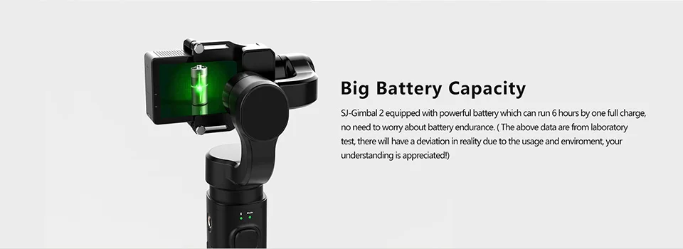 SJCAM аксессуары 3-осевому гидростабилизатору 2 Стабилизатор Ручной для спортивной экшн-камеры SJCAM SJ8 PRo Серии SJ 7 STAR SJ6 legend спортивный экшн Камера