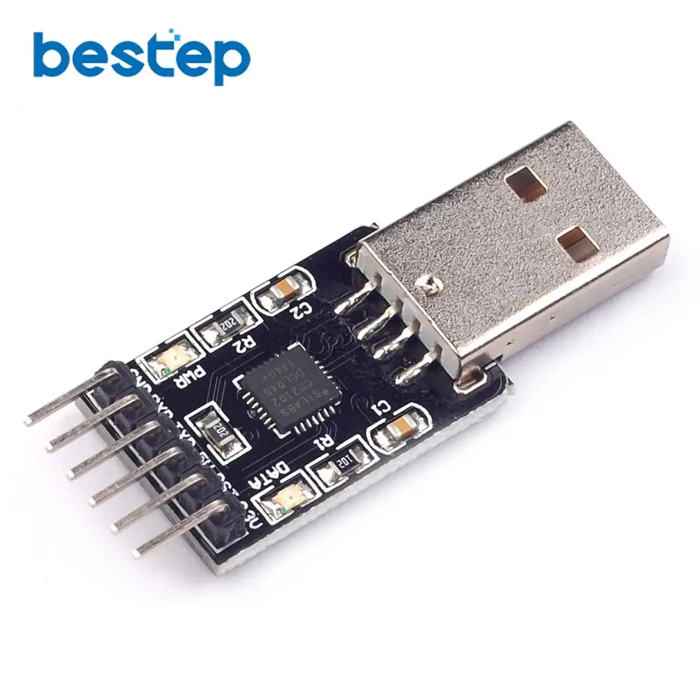CP2102 USB 2 0 в TTL UART модуль 6-контактный последовательный преобразователь STC заменить