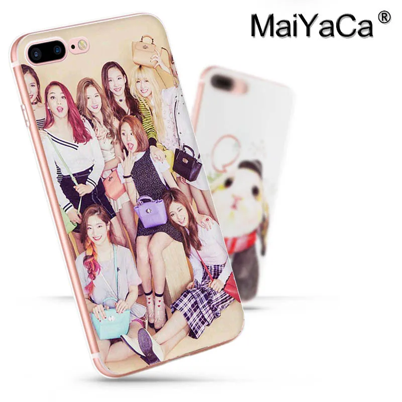 MaiYaCa TWICE Kpop Twice Mina Momo DIY Phone Accessories Case for iPhone 8 7 6 6S Plus X 5 5S SE 11pro case Cover | Мобильные