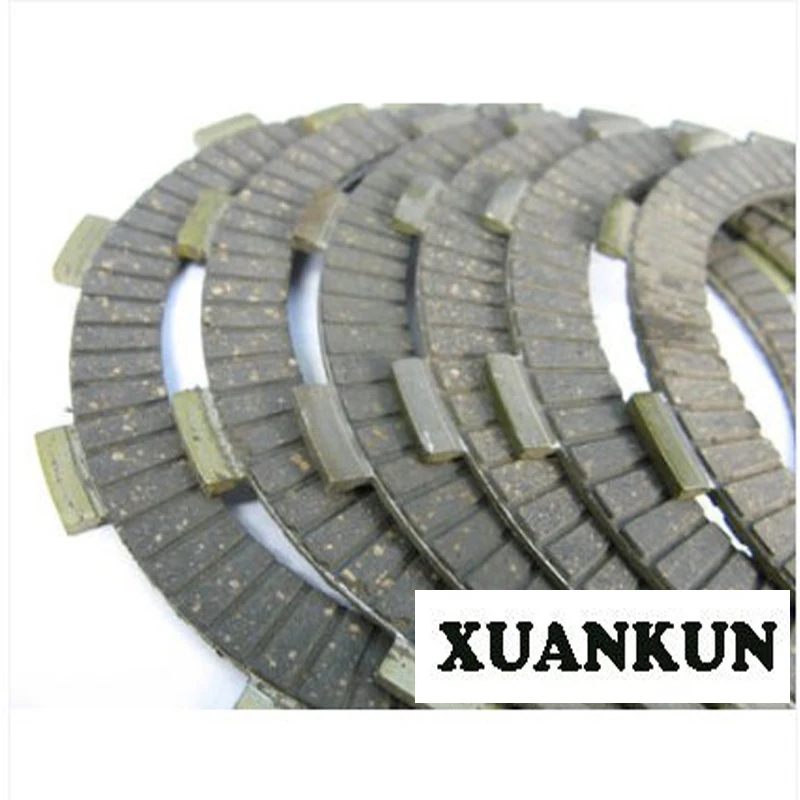 6 шт. XUANKUN Запчасти для мотоциклов XT225 TW225 TW200 диск сцепления |