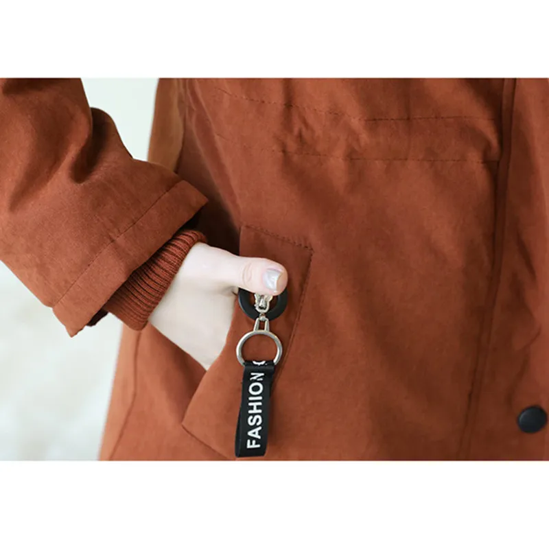 

2020 Winter Women Cotton Jacket medium Long Slim plus size plus Velvet Thick Warm Cotton Padded coat Women Outwear Parkas