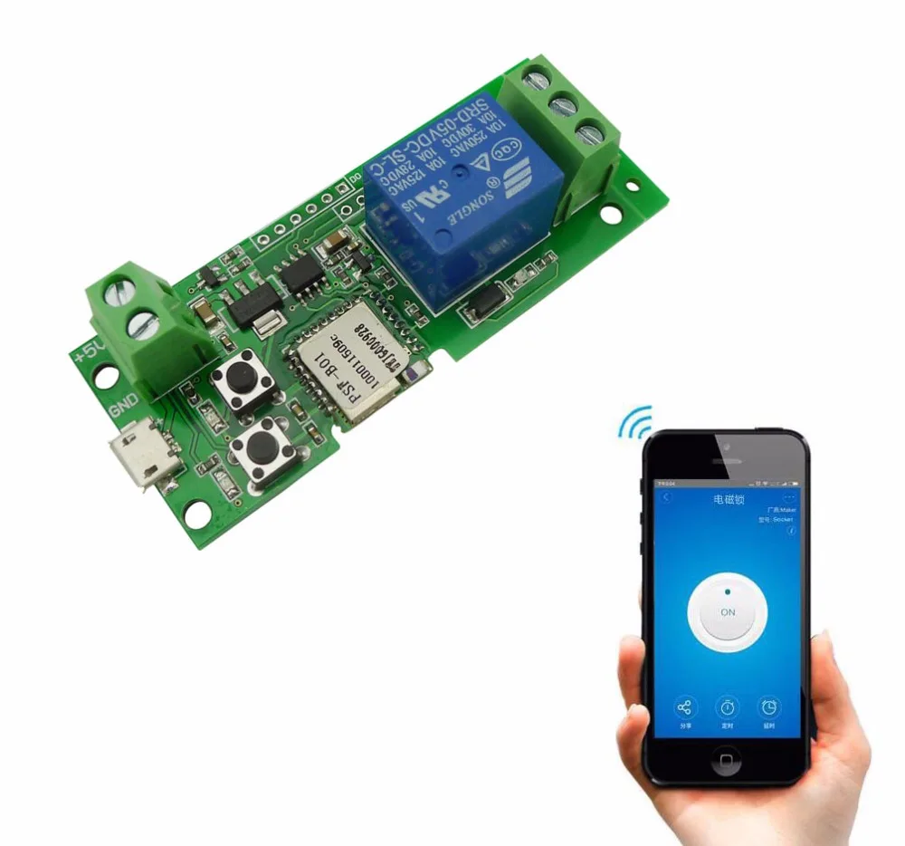 Aihasd Sonoff инчинг/самоблокирующийся WiFi беспроводной умный переключатель релейный