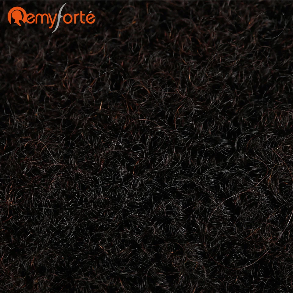 Remy Forte Mongolian Kinky Curly Bulk Human Crochet Braids Hair No Weft 1 PC 50 G/Bundles For Braiding Natural Color | Шиньоны и парики
