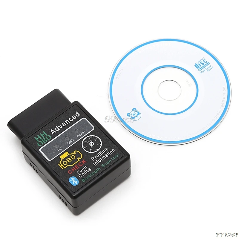 Диагностический сканер ELM327 V2.1 OBD 2 OBD-II автомобильный Bluetooth-интерфейс инструменты