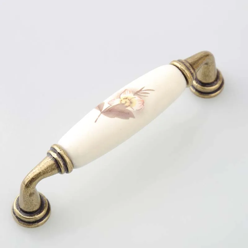 Ручки для шкафа с керамическим выдвижным ящиком деревянные ручки 96 мм 128