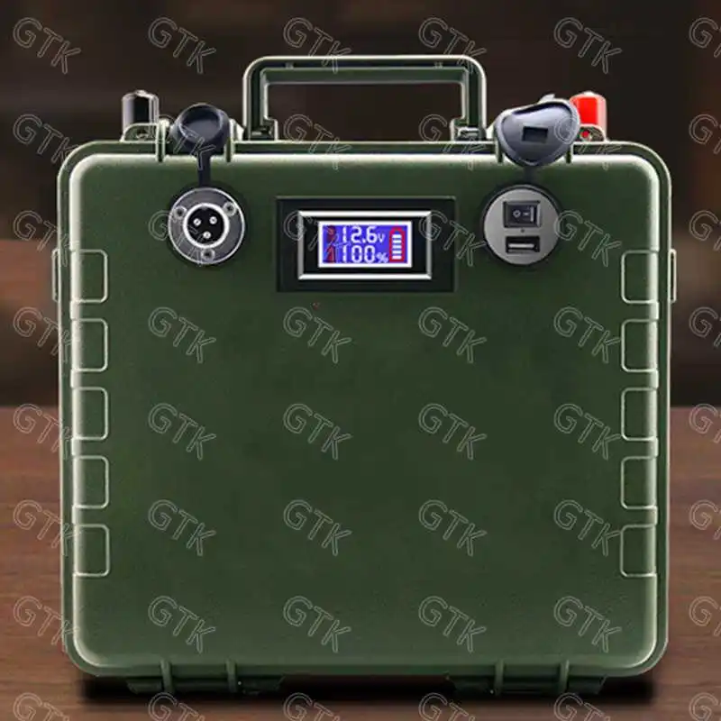 GTK Новый 12V 80ah lifepo4 аккумулятор Встроенный bms с ABS водонепроницаемый чехол для e