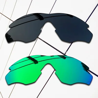 Black and Green E.O.S поляризованные Сменные линзы для солнцезащитных очков в оправе Окли м2-различные цвета - Цвет линз: Black and Green