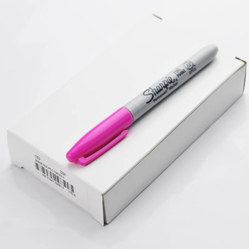 Sanford sharpie мелкая точка Перманентный маркер DIY ручка желтый черный красный и