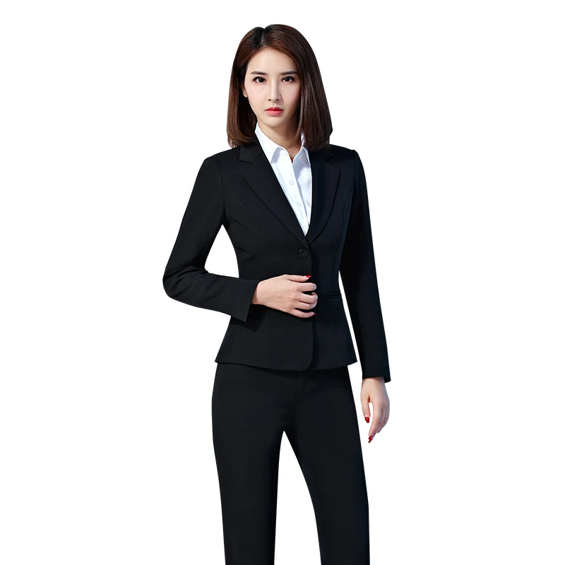 

Spring Autumn Women's Suit, Professional Formal Dress extra big Formal Single Breasted Super large uniform size S-3XL 4XL 5XL