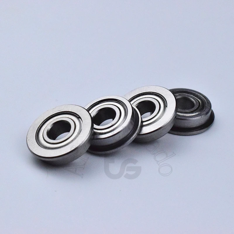 Flange Bearing 10pcs F695ZZ 5*13(15)*4(mm) free shipping chrome steel Metal Sealed High speed Mechanical equipment parts | Обустройство