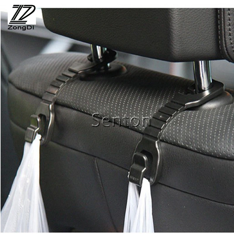 2 шт. крючки вешалки ZD на заднее сиденье автомобиля для Renault Megane Duster Logan Captur Clio Opel