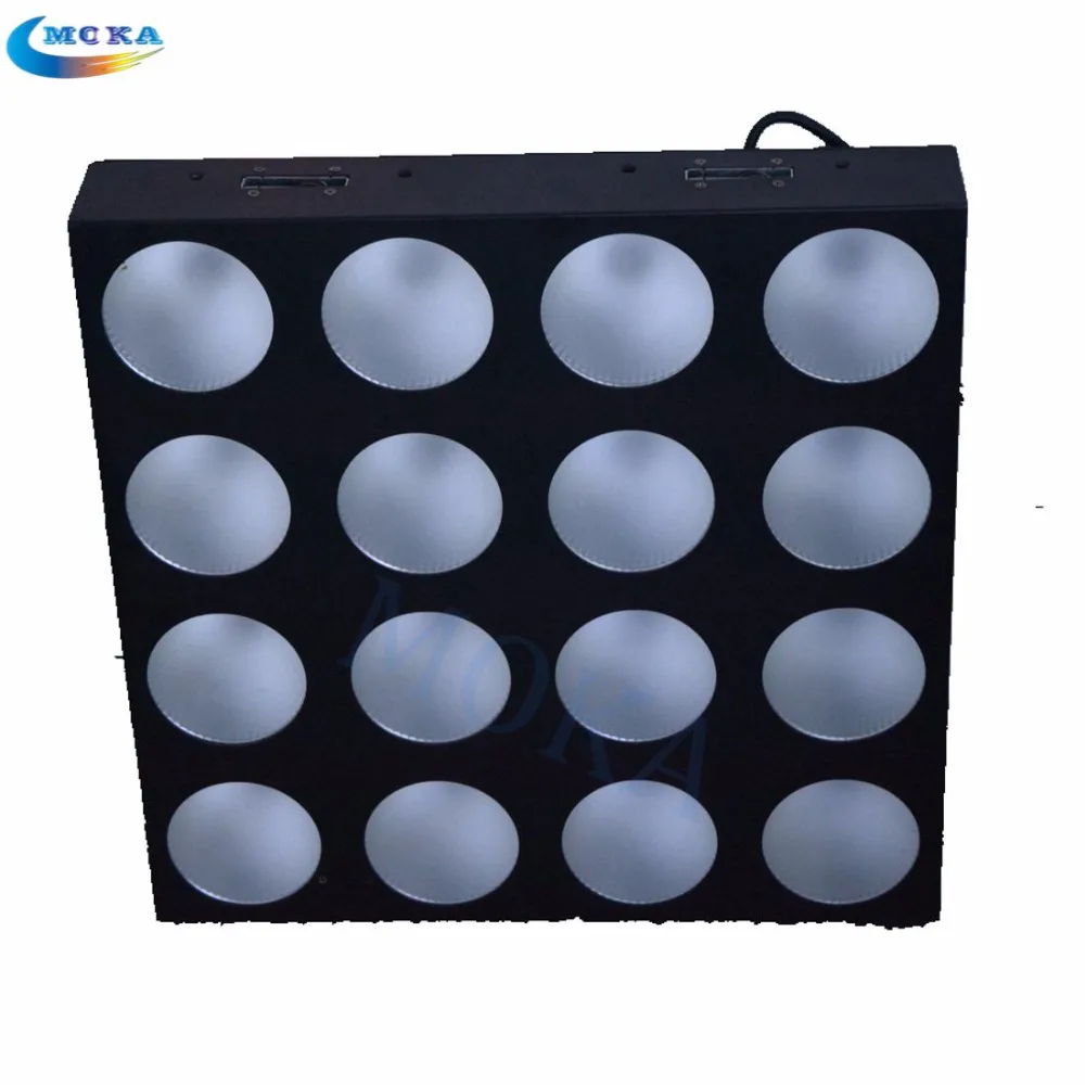 6 шт./лот диско-свет 16 головок 30 Вт RGB светодиодная Пиксельная панель Блиндер