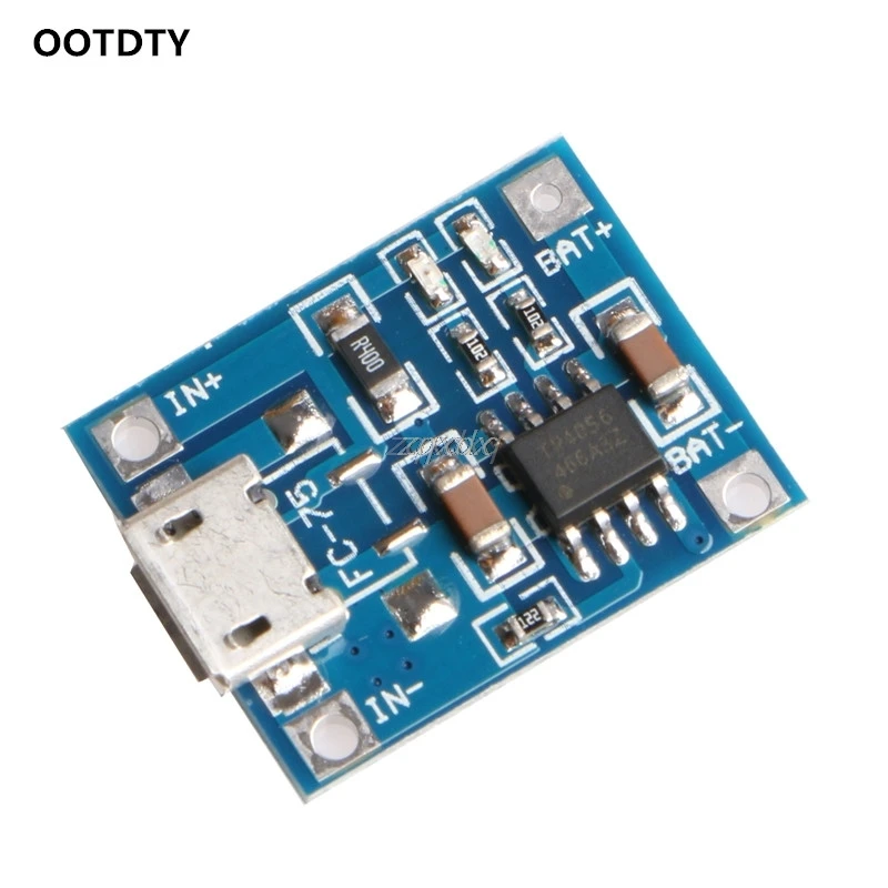 TP4056 Mini Micro USB 1A литиевая батарея зарядное устройство Модульная плата оптовая