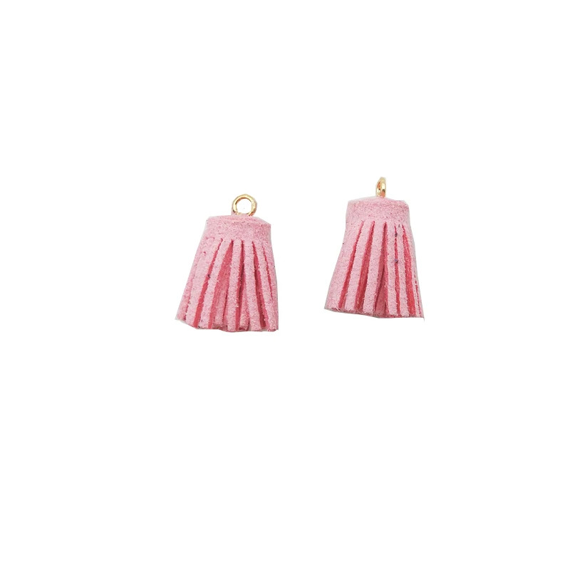 10 шт./лот Винтаж Шарм разноцветный LeatherTassel для аксессуары ручной работы DIY Jewelry брелок в виде кисточки мобильные ремни кулон - Цвет: Color 10 as photo