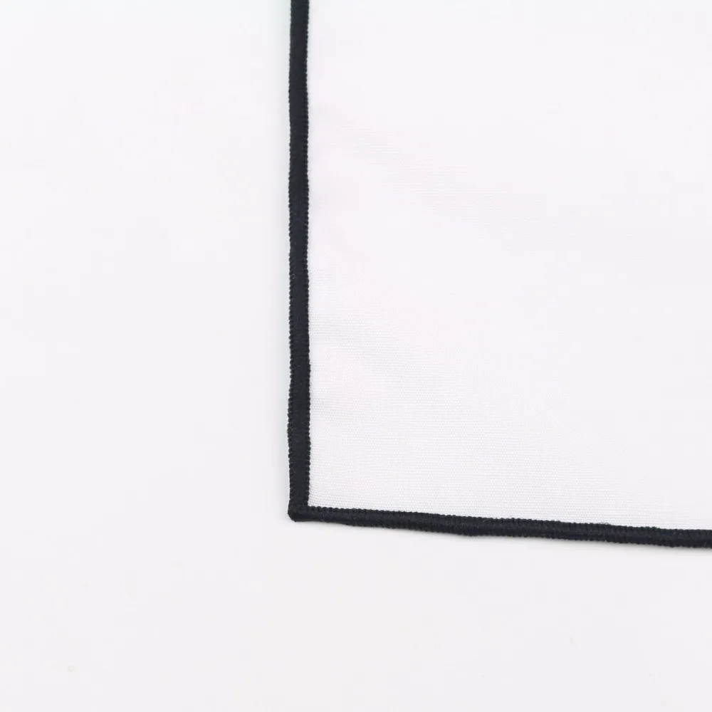 Хлопковый носовой платок для мужчин в солнечном стиле цветной квадратный белый