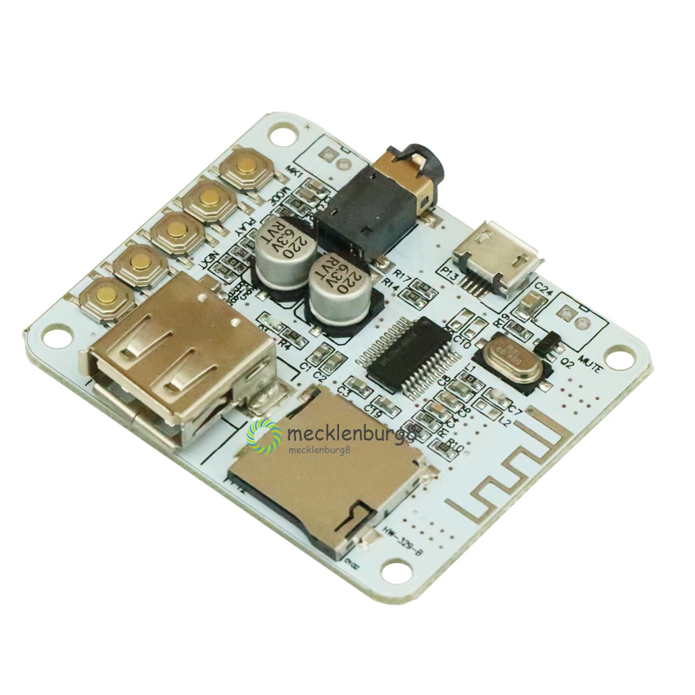 Беспроводной музыкальный стерео модуль 5 в 2 1 карта аудиоресивера Bluetooth с USB