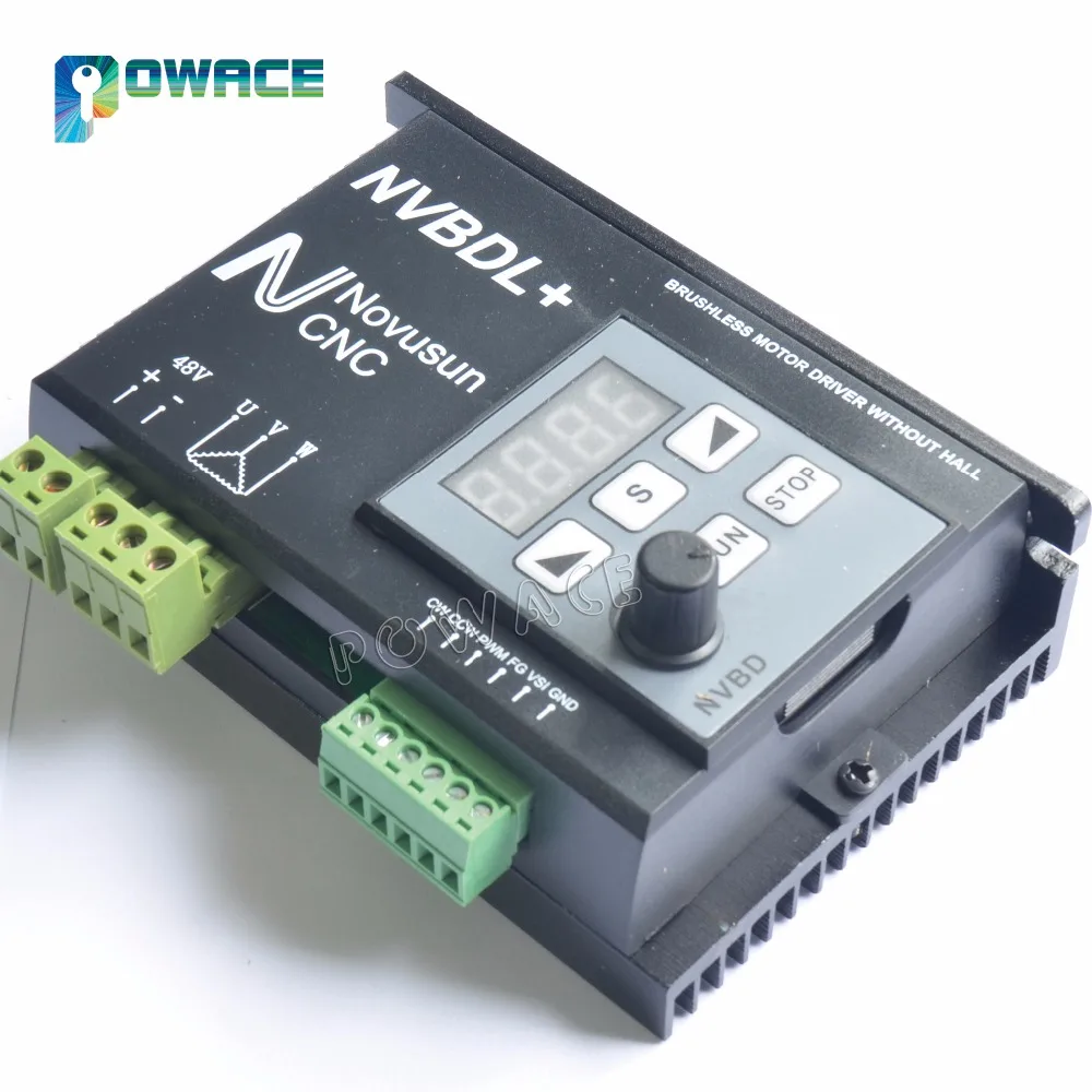 [EU STOCK] 400W Драйвер бесщеточного двигателя NVBDL без зала и BL шпиндель гравировальный