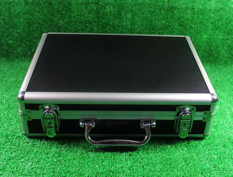 Алюминиевый ящик для инструментов FTTH с холодным соединением пустой черный и