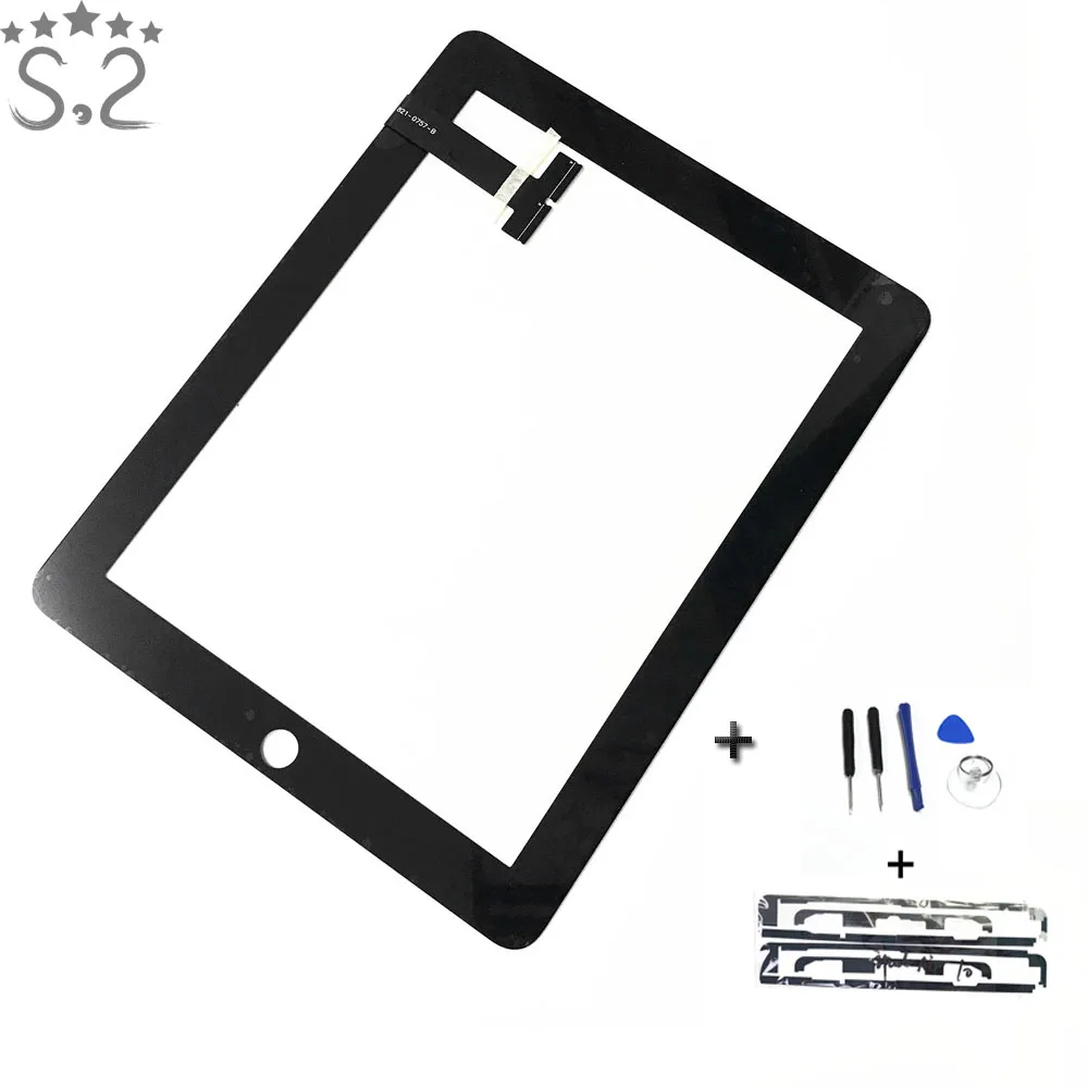 1 шт. сенсорный экран A1219 A1337 для iPad с дигитайзером сенсорная панель домашней