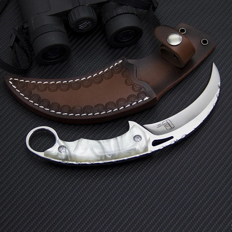 Toplu EDC Karambit Knife 9Cr18Mov Steel Tactical Jungle Outdoor Rescue Knives Camping Self Defense Hunting Tools | Инструменты