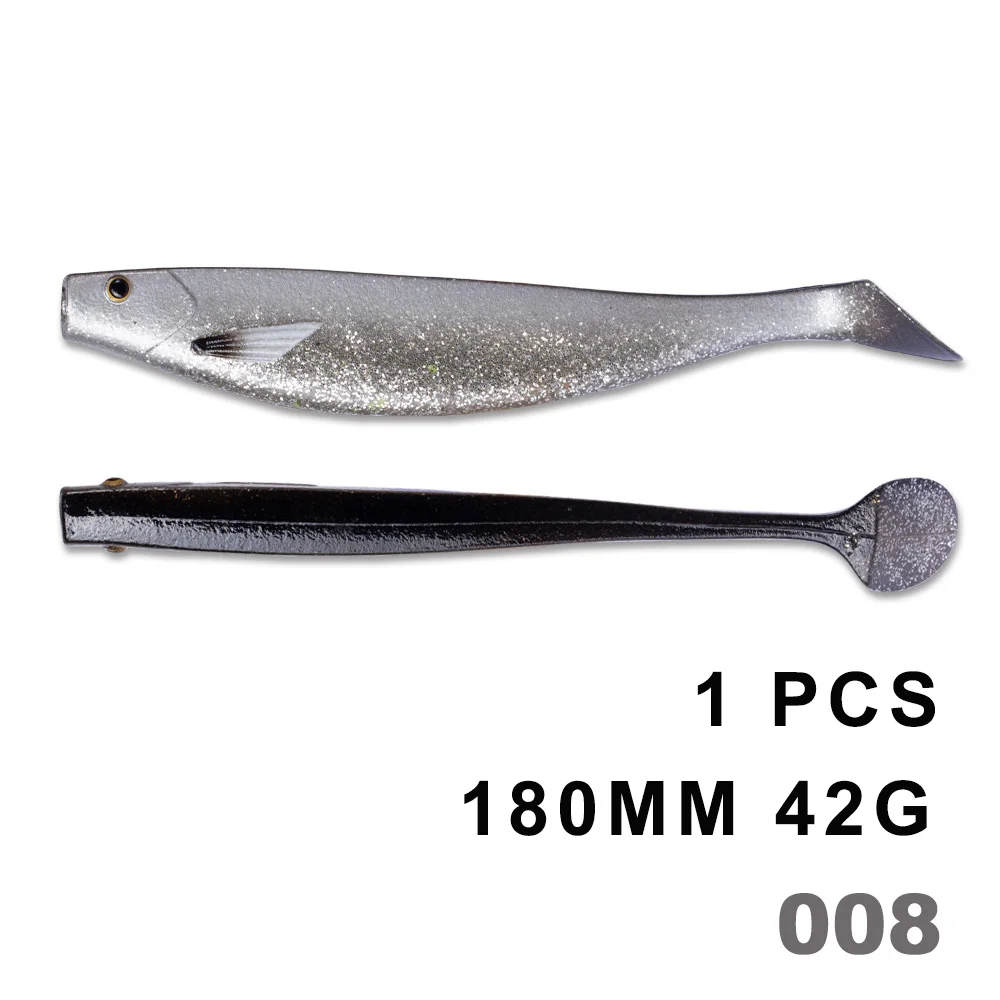 HUNTHOUSE fox similar pro shad teez большая Мягкая приманка 12 см 15 см 18 см pro shad Приманка berserk морской бас для ловли щуки zander - Цвет: 180mm 008