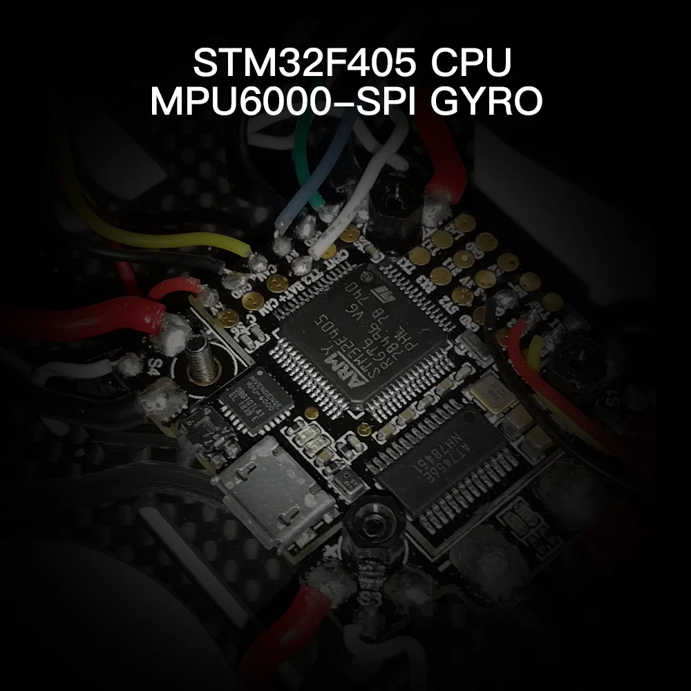 HGLRC вперед F4 AIO бесщеточный контроллер полета 20X20 мм STM32F405 3-6 S с разъем gps на плате OSD