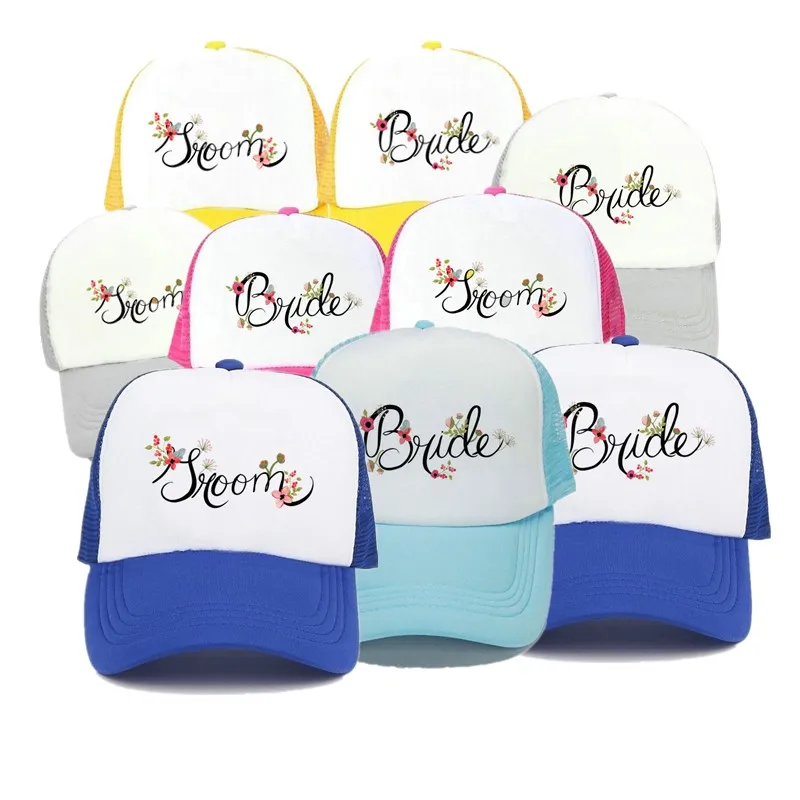 Шапка бейсболка в сеточку для невесты и жениха YY414|team baseball hats|baseball hatcap floral |