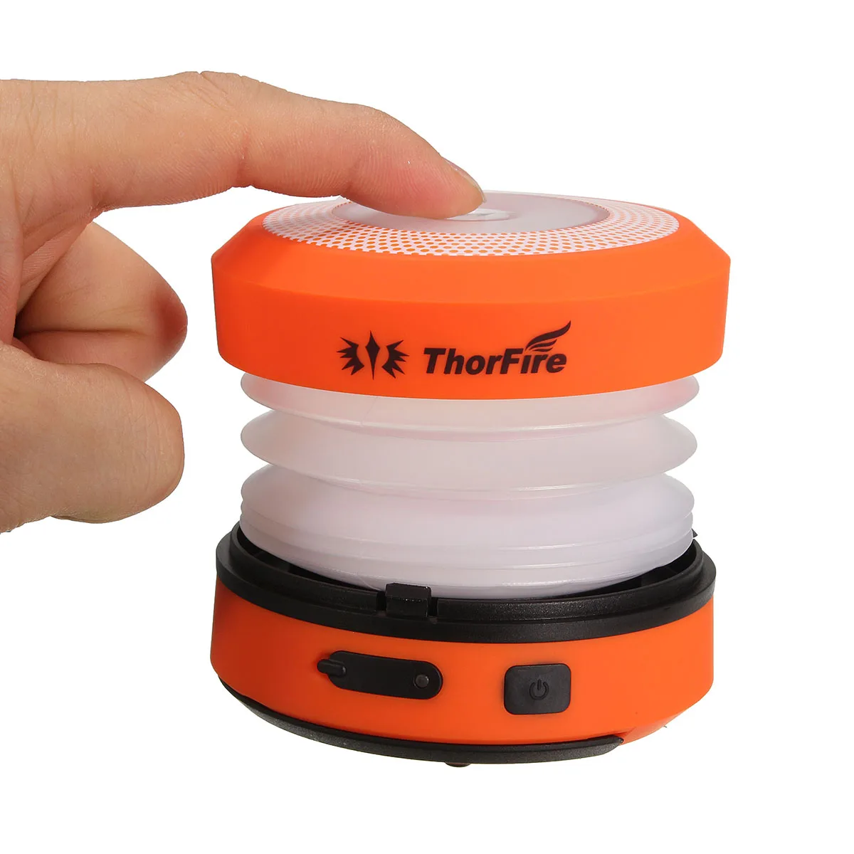 ThorFire 30-125LM светодиодный кемпинг Фонари DC 5 V USB Перезаряжаемый мини-фонарик факел свет лампы CL01 Складная рукоятка Пеший Туризм