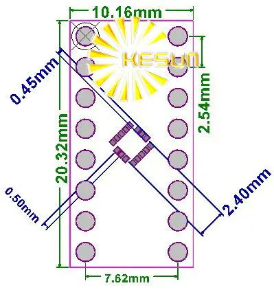 10 шт. LGA16 QFN16 поворотный DIP16 0 5 мм Шаг IC адаптер гнездо/плата адаптера PCB|pcb stencil|pcb